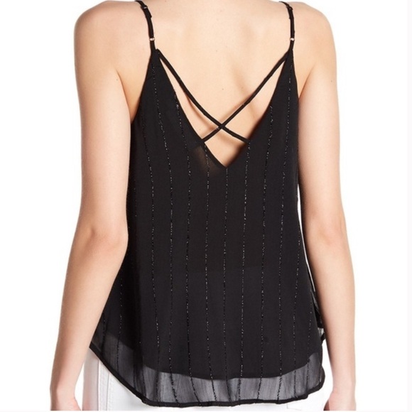 Astr The Label Lace Up Camisole in Black - Picture 2 of 9